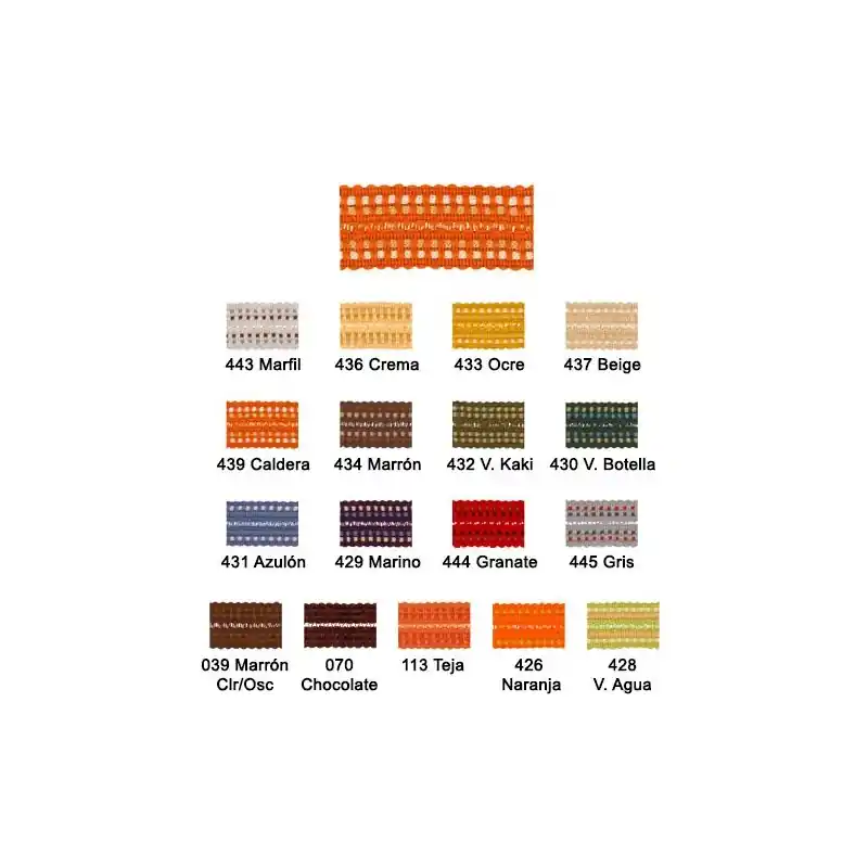 GALON RIBETEAR CAMILLAS 2084 (Metros) Últimas Unidades