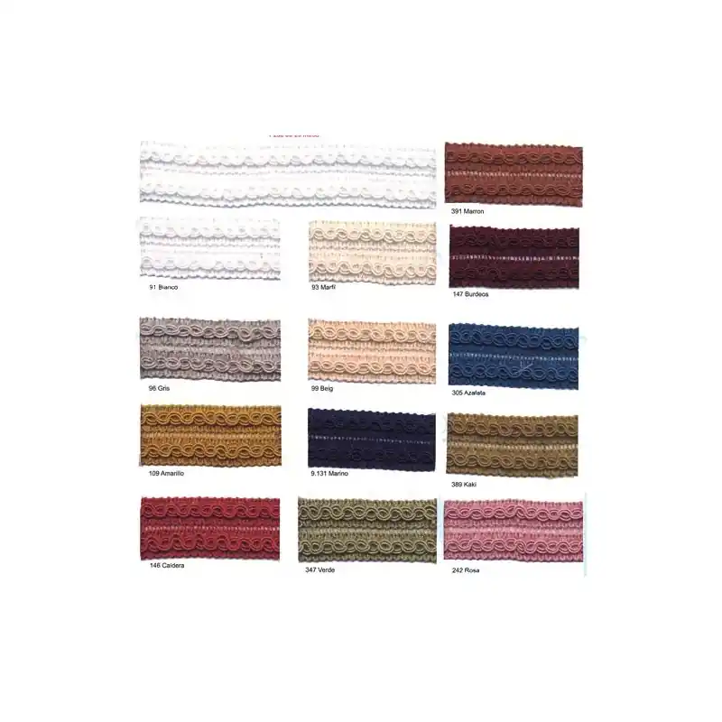 Envío Inmediato GALON DECORACION DOBLE 7988 (Metros)