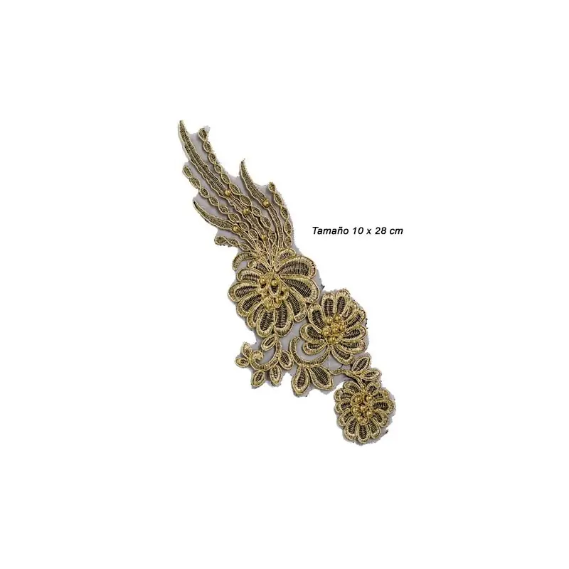 Devolución Gratuita APLICACION BORDADA METALICA 126404 (Unidad)