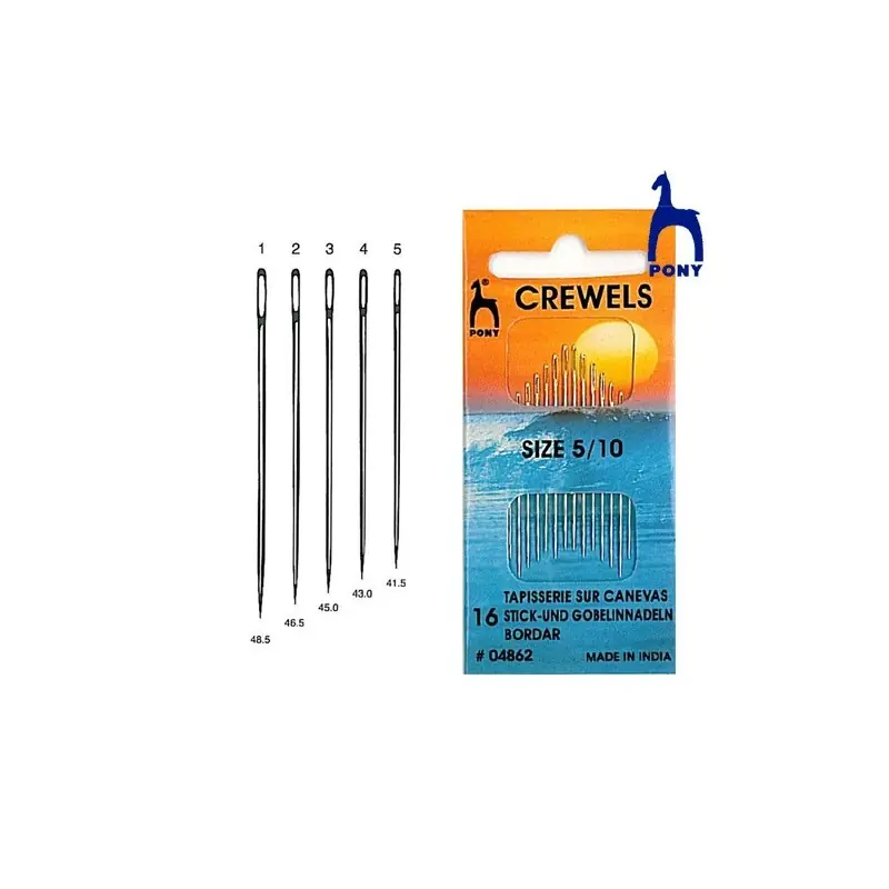 Profesional AGUJA BORDAR OJO GRANDE 04863 (Blister 12 uds)