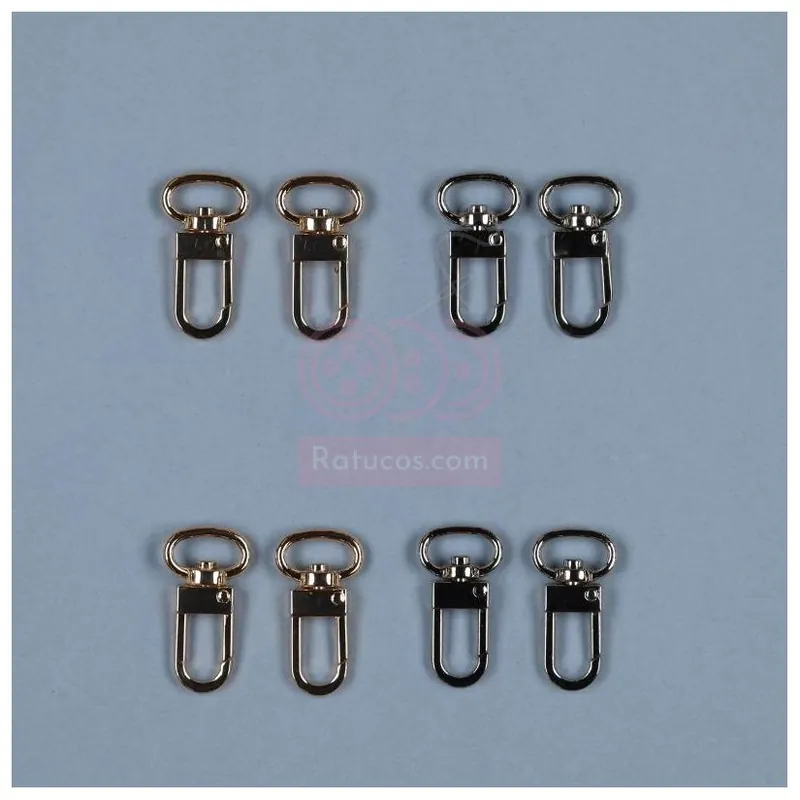 Últimas Unidades MOSQUETON ZAMAK 35 MM COLORES