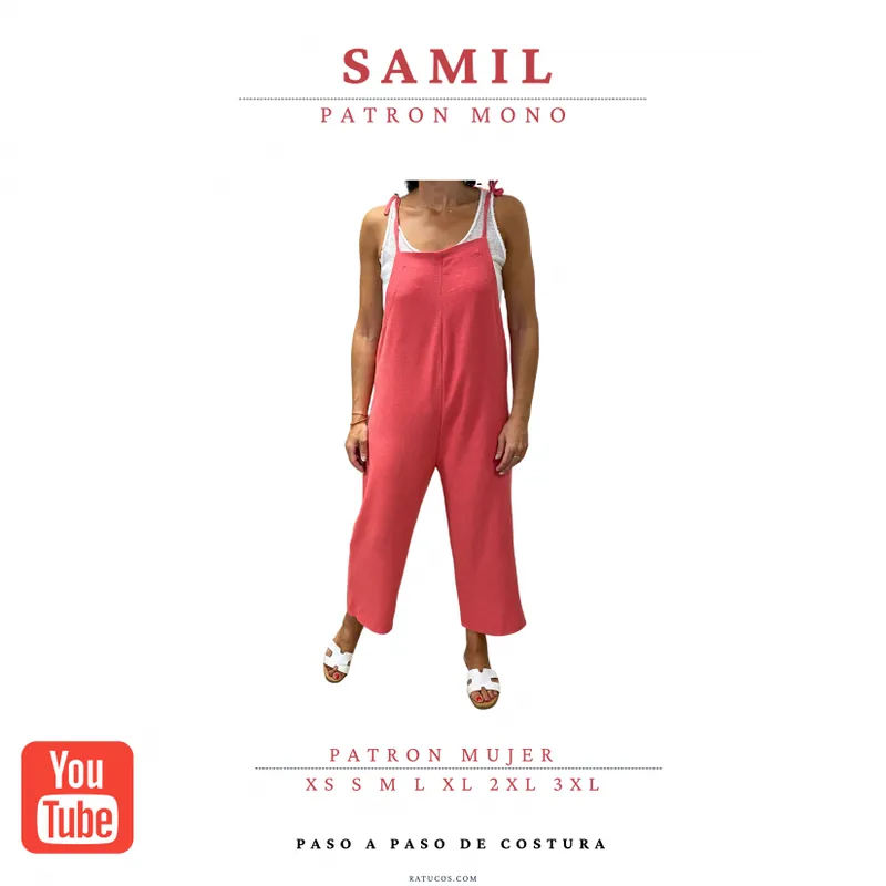 PATRON MUJER MONO SAMIL Pago Seguro