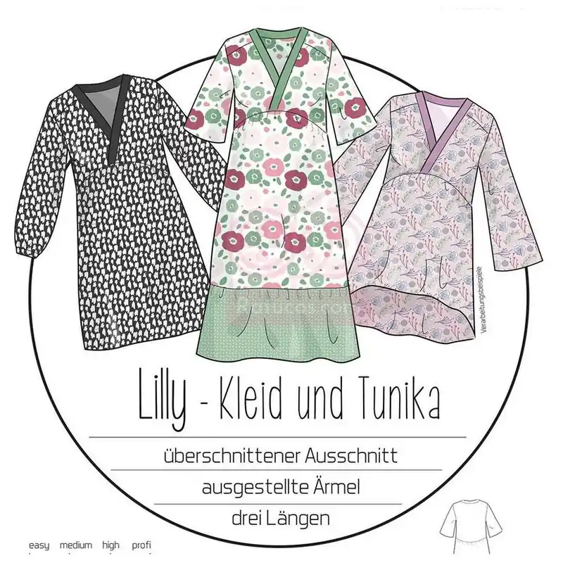 PATRON VESTIDO LILLY 32 A 48 KI-BA-DOO Promoción