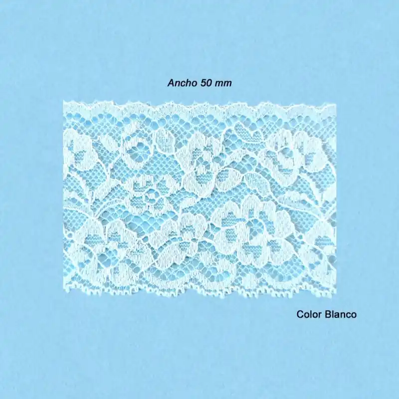 Encaje Entredós Nylon 50mm Súper Precio