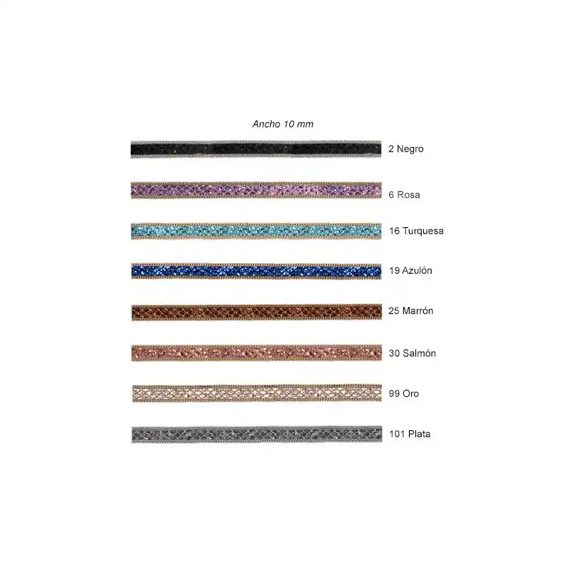 GALON STRASS 856153 (Metros) TERMOAHDESIVO Súper Precio