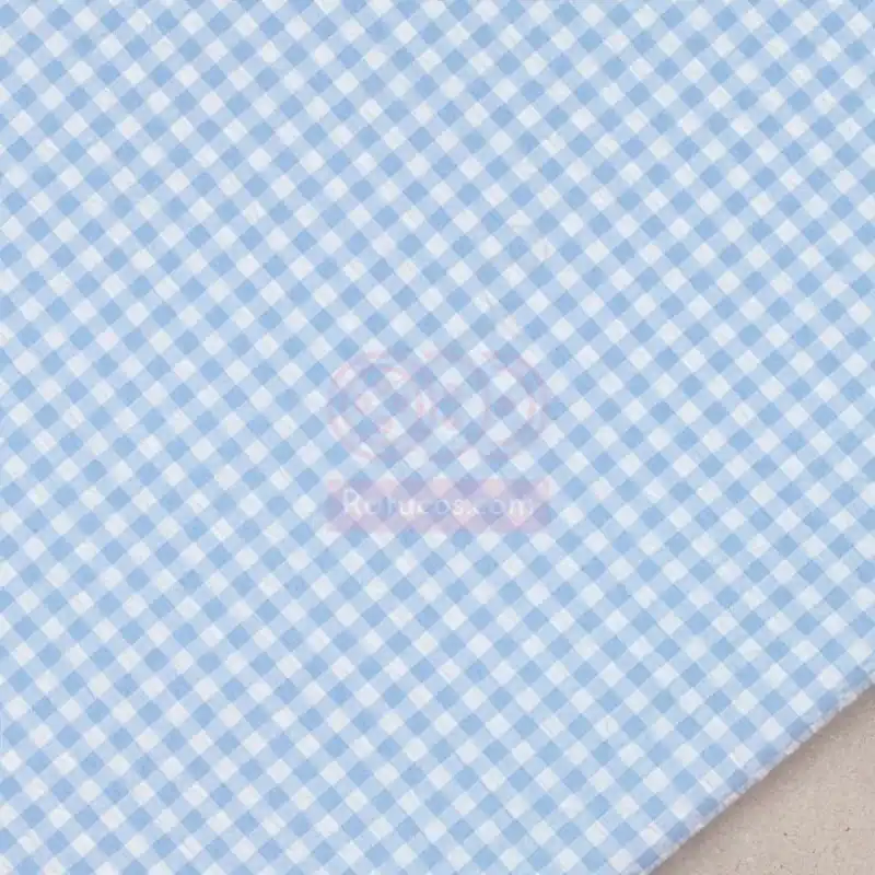 VICHY SEERSUCKER AZUL SERIE ARLEY Edición Limitada