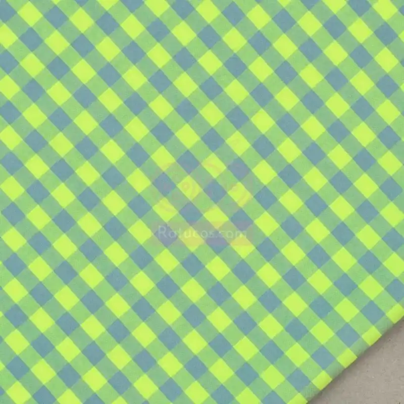 VICHY FLUOR 0.9 cm VERDE AZUL Liquidación
