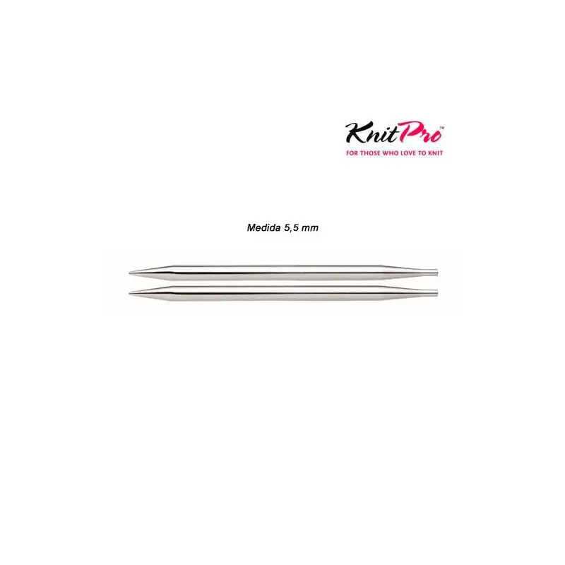 Rebajas AGUJA CIRC.CORTA 10427 INTERCAM. 5,5mm (Par)