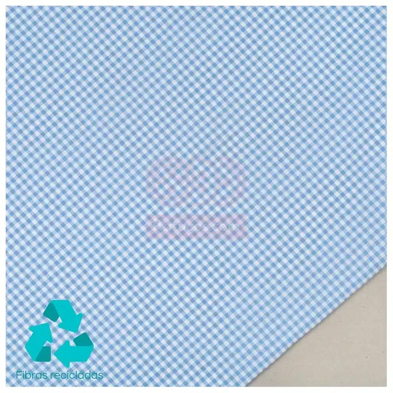 Pedido Al Por Mayor VICHY COLEGIAL 0.3 cm AZUL CELESTE