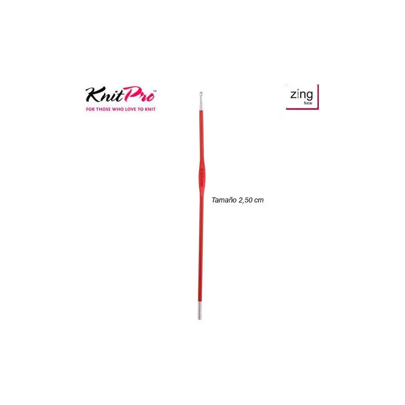 Lujoso AGUJA GANCHILLO 47463 KNIPRO ZING (Unidad) 2,50cm