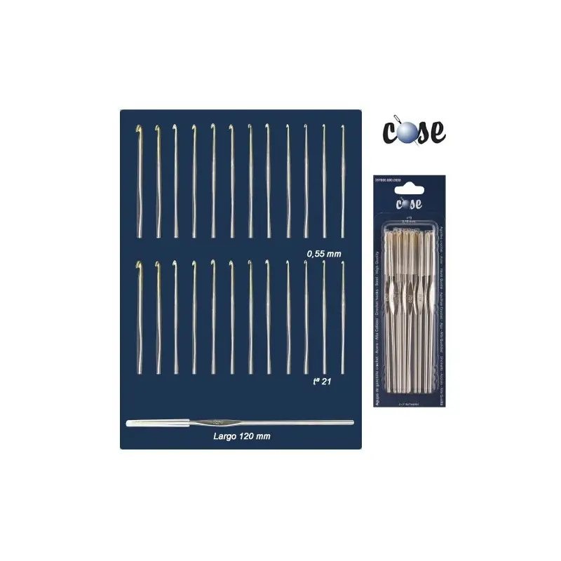 Entrega Rápida AGUJA CROCHET 357000.021 (Blister12 uds)Tª21