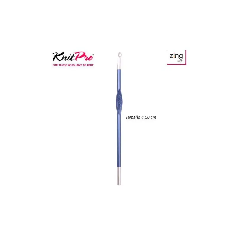AGUJA GANCHILLO 47470 KNIPRO ZING (Unidad) 4,50cm Mayoreo