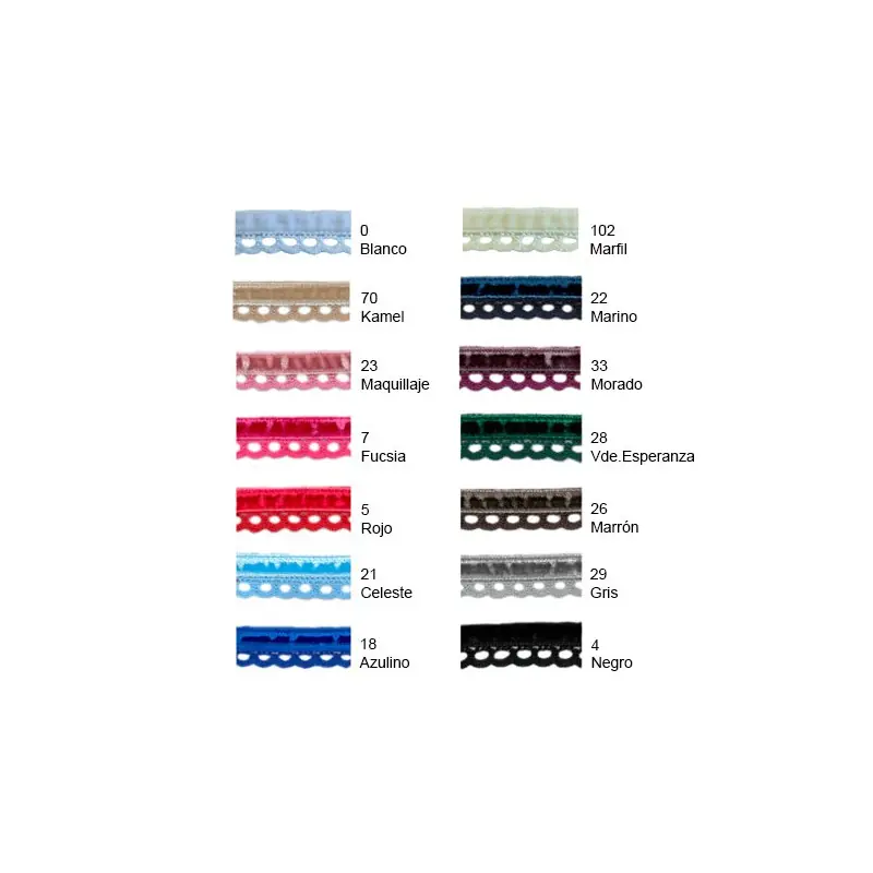 Alta Calidad CINTA TERCIOPELO 145383 (Metros)