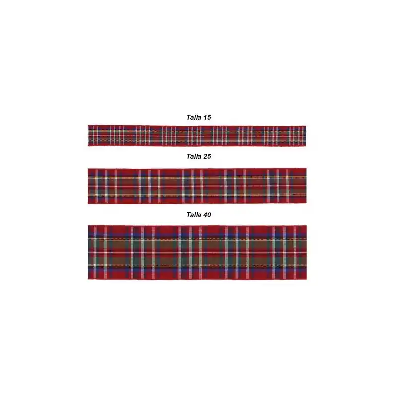 CINTA FTSIA. 119624 (Metros) ESCOCESA De Moda