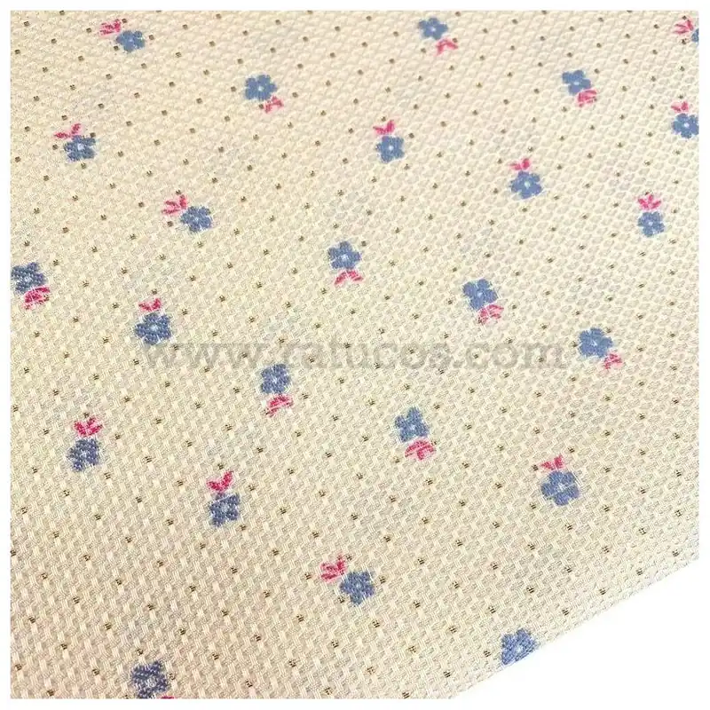 JACQUARD LUREX FLORES AZUL Ordenar Ahora Mismo