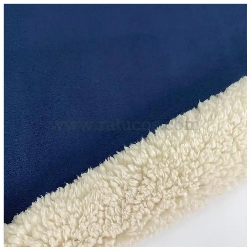 PELLIZA DE BORREGUITO AZUL OSCURO Entrega Rápida