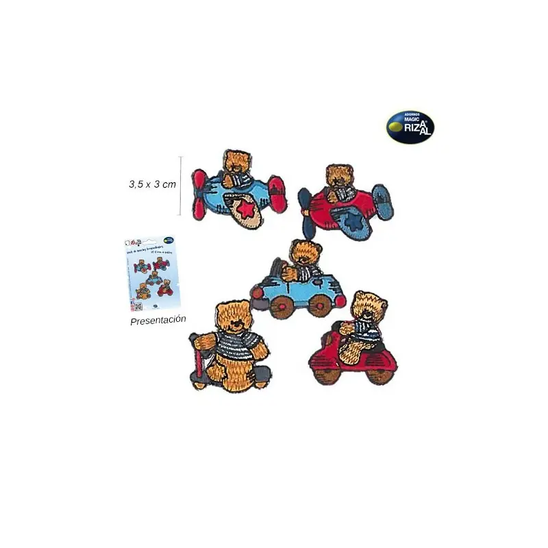 EXP. APLICACION BORDADA 37171 (Pack 5 Udes) Premium