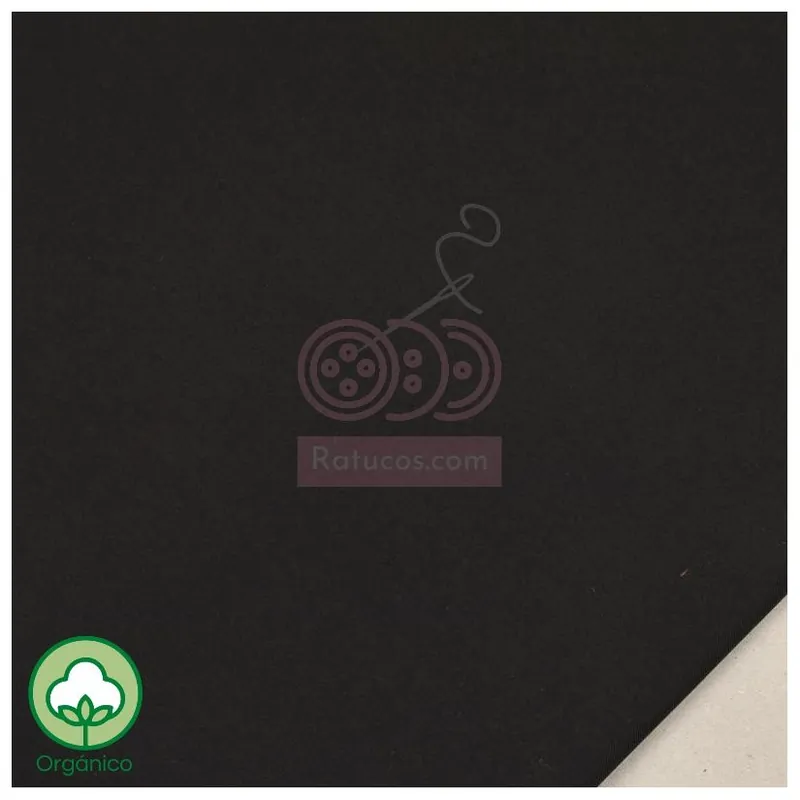 VIYELA NEGRO SERIE ALGODON GOTS Compra Hoy