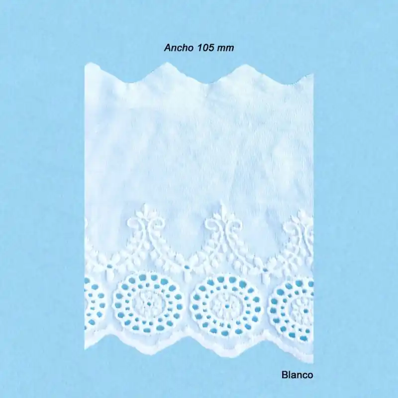 Promoción Bordado batista 105 mm
