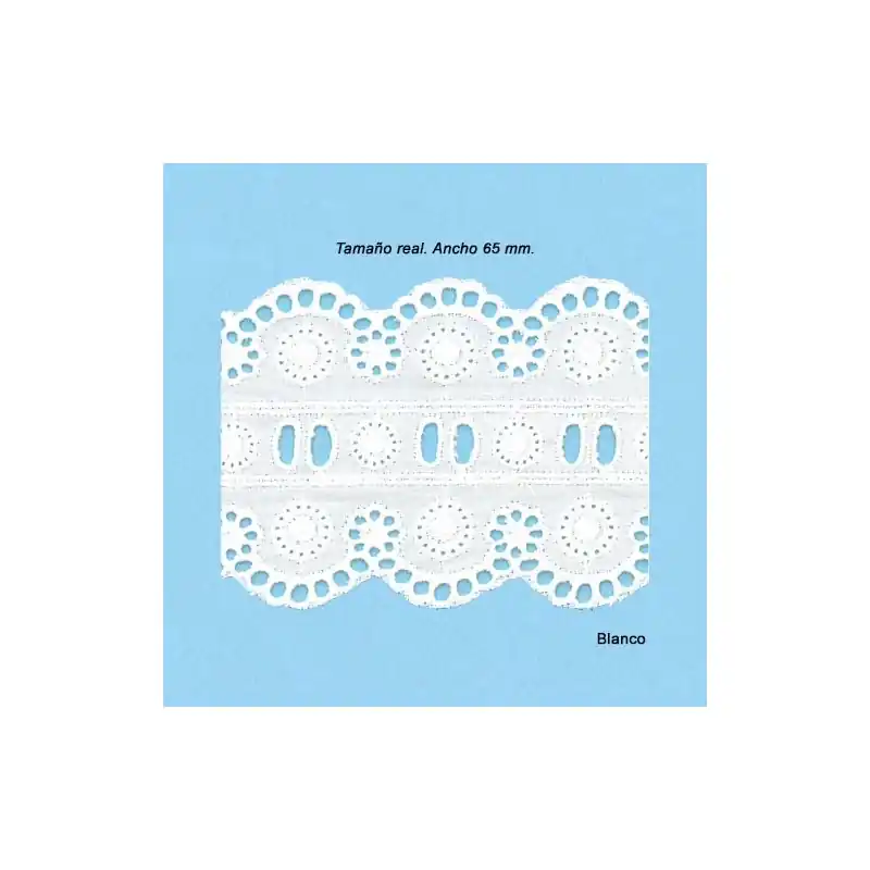 BORDADO 29003 (Metros) ENTREDOS PASACINTAS Solo Hoy