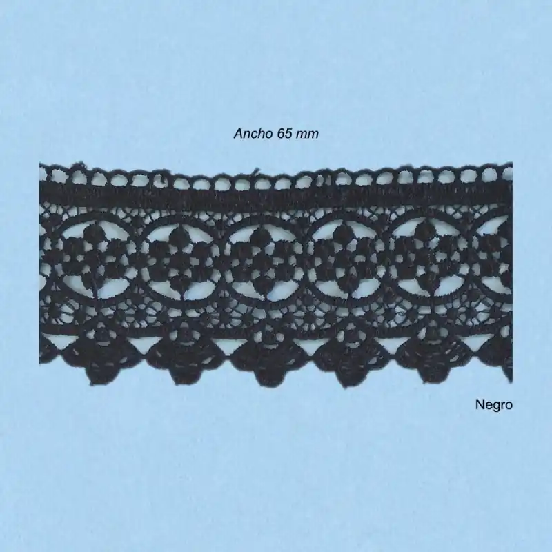 BORDADO GUIPUR G118R (Metros) 65mm Mejor Precio