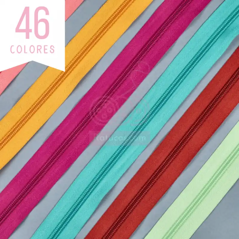 Envío Gratis CREMALLERA CONTINUA POR METROS NYLON M5