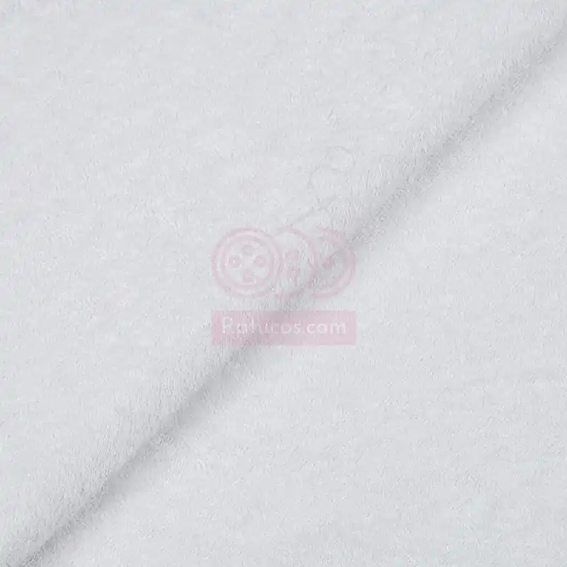 FELPA DE RIZO 90% BAMBU BLANCA Económico