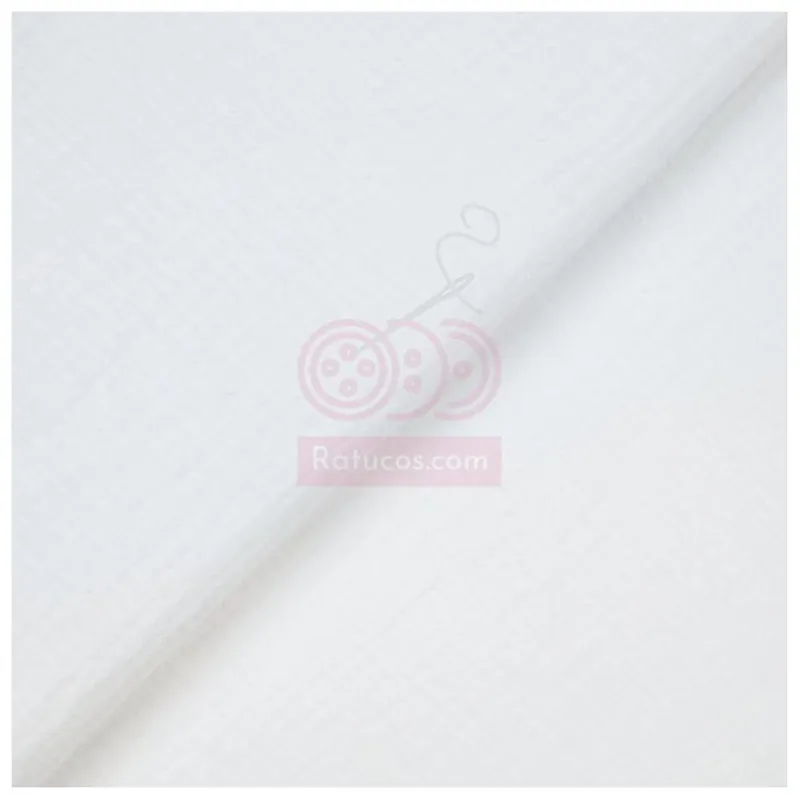 Económico DOBLE GASA BLANCA SERIE COTTON