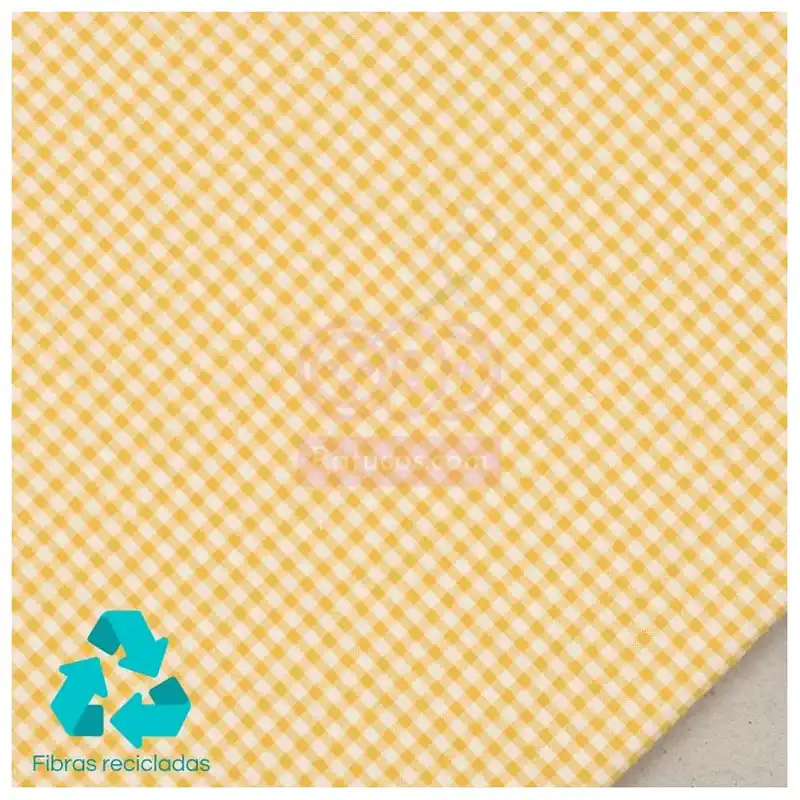 VICHY 0.3 cm AMARILLO SERIE SEERSUCKER Envío Internacional