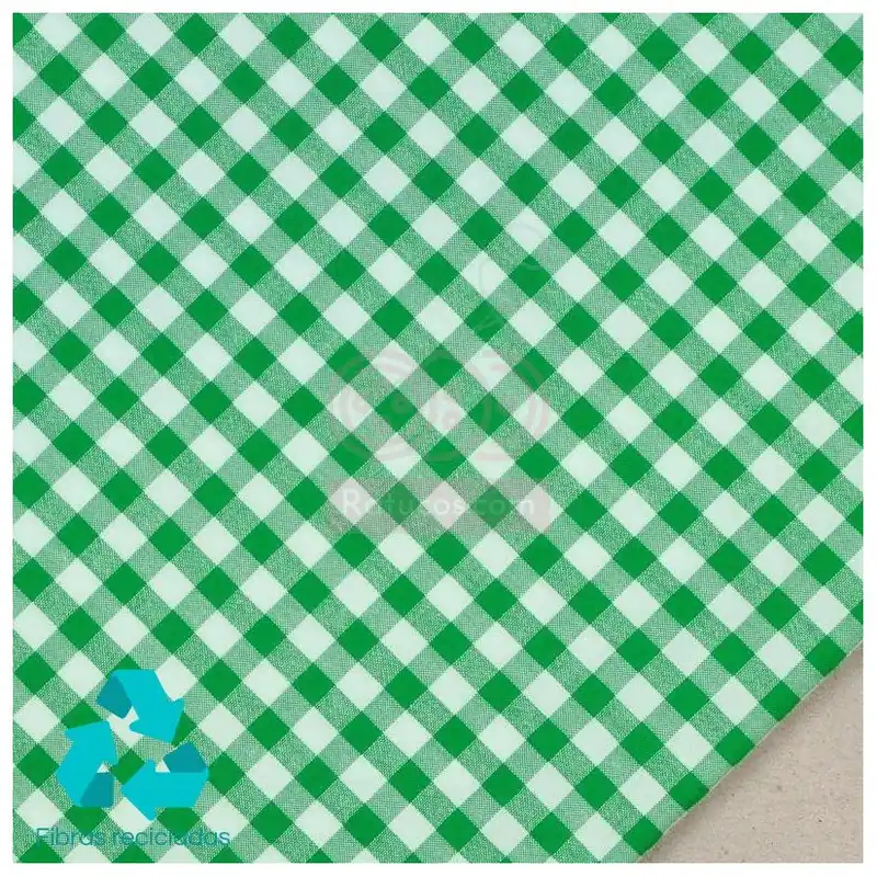 Mejor Precio VICHY 0.7 cm VERDE MANZANA SERIE SEERSUCKER