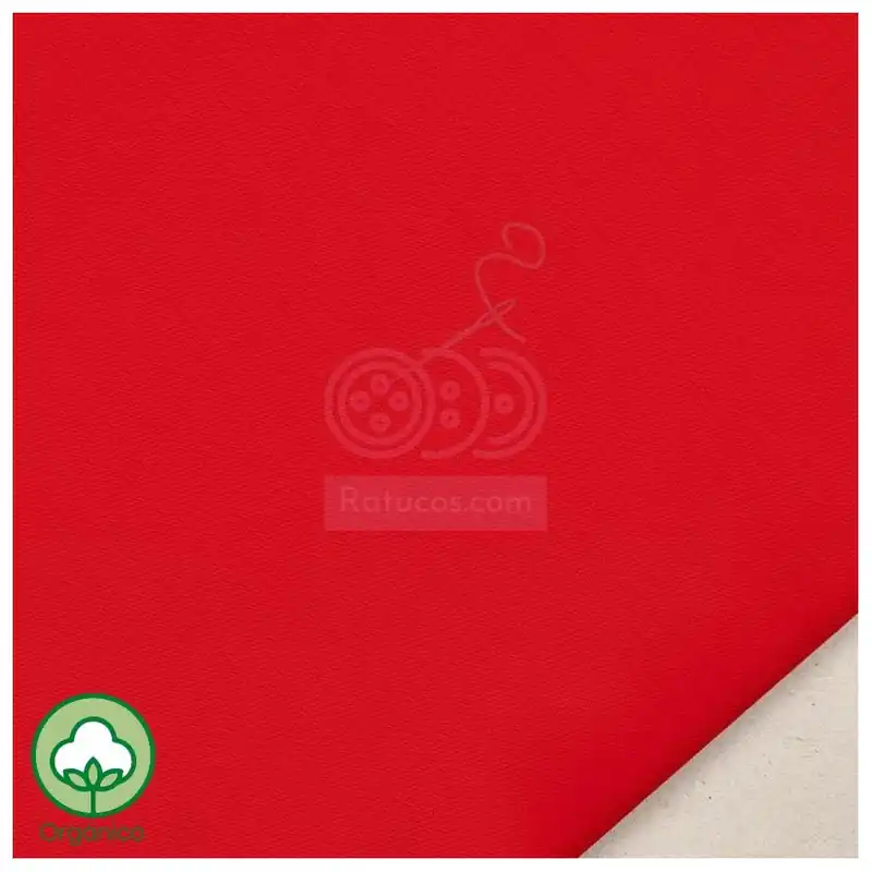 VIYELA ROJO SERIE ALGODON GOTS Pago Seguro