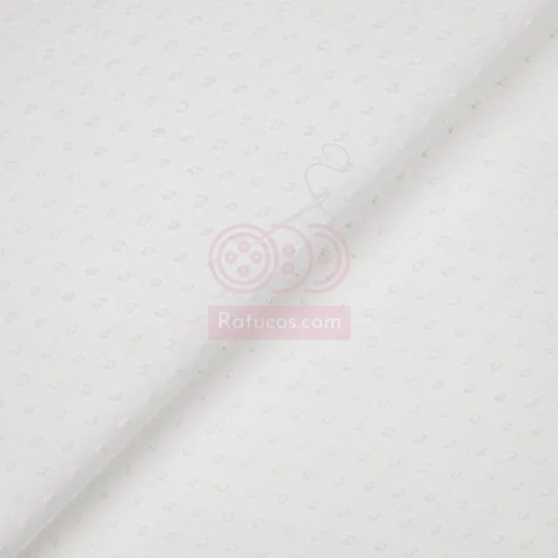 Tendencia PLUMETI BLANCO MOTAS JUNTAS