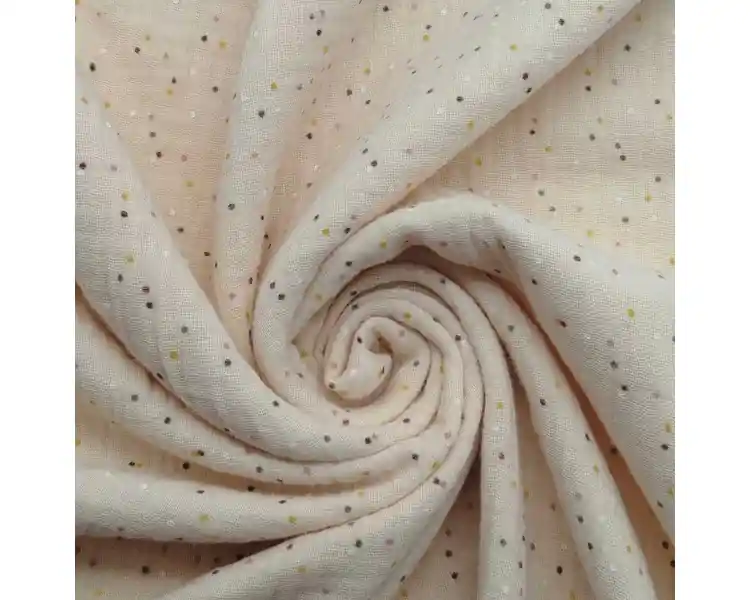 Muselina Mini Topos Beige Profesional