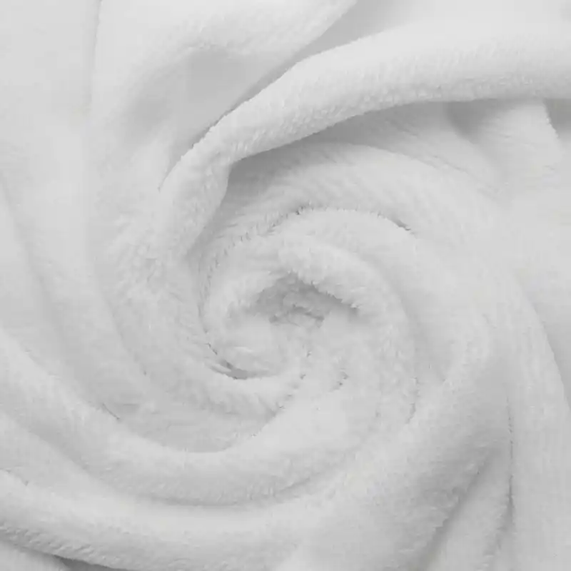 Toalla Lisa De Bambú Blanca Garantía De Devolución De Dinero