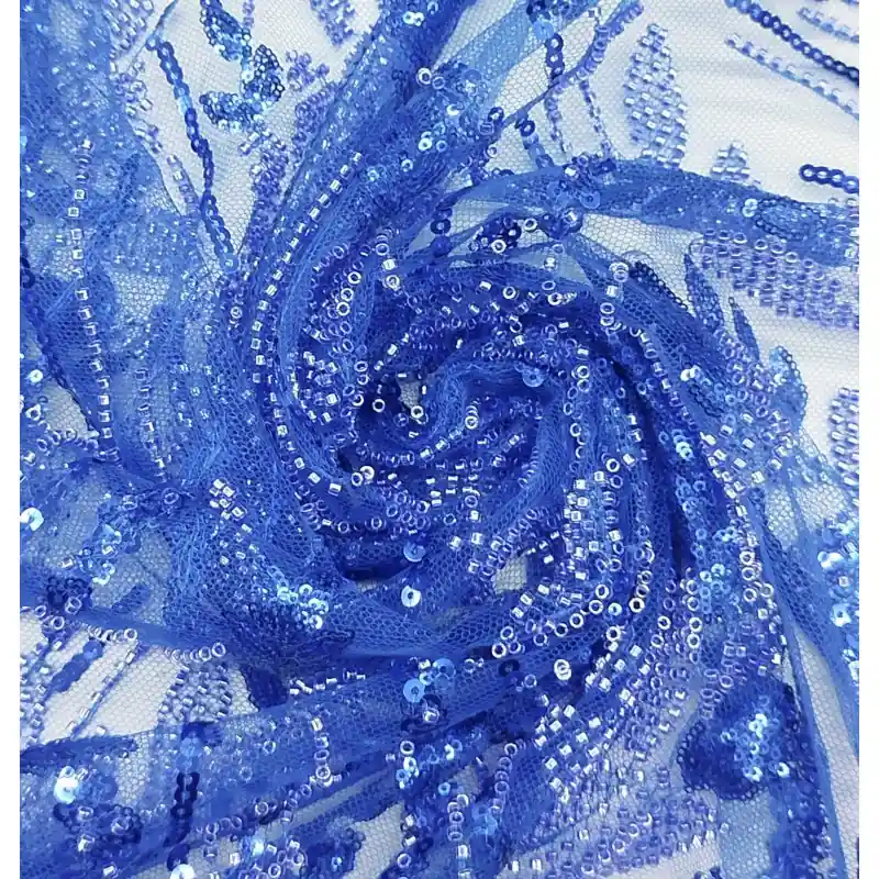 Últimas Unidades Tul Pedrería Azul