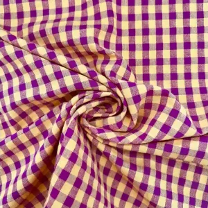 Algodón Vichy Seersuker 7mm Módena Pago Seguro