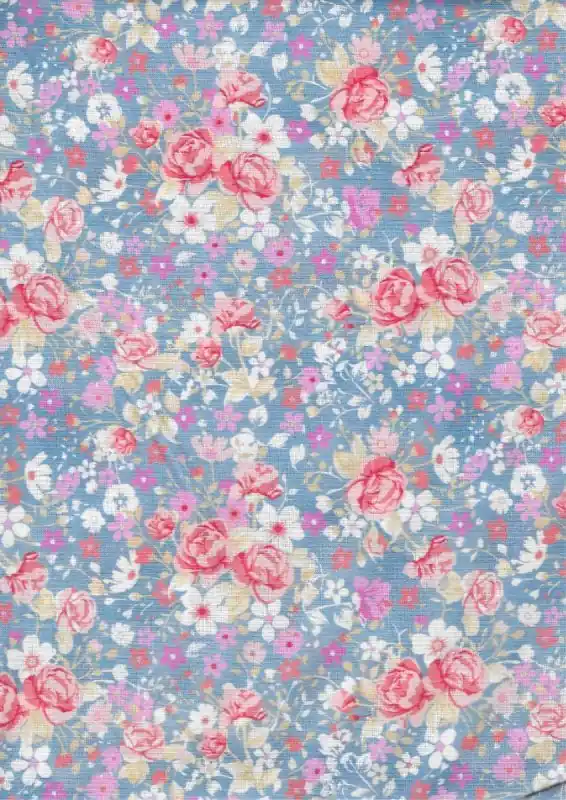 ROSAS FONDO AZUL Original