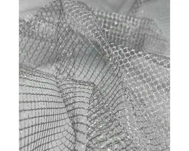 Precio Bajo Tul Metalizado Plata