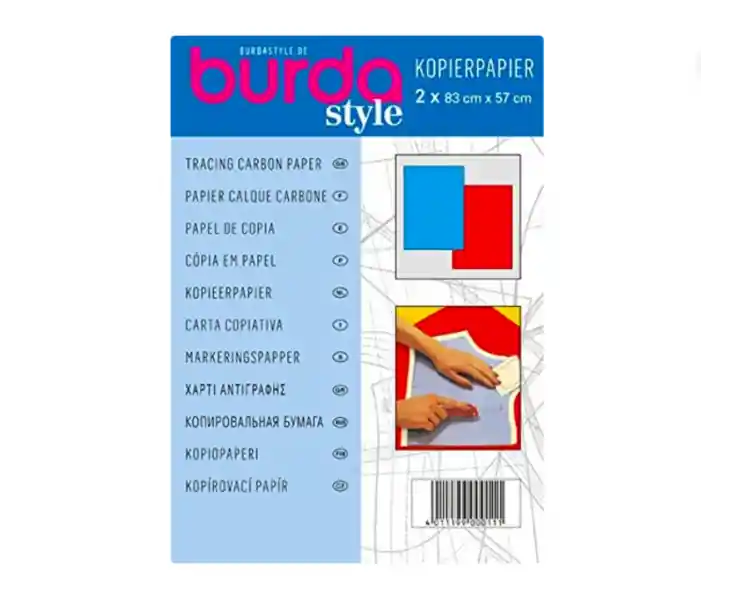 Papel de Calco o Copia - Burda Novedad