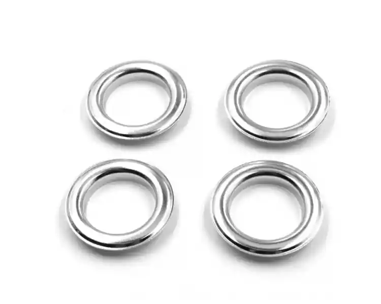 Artesanal Pack De 10 Ojetes Plateados y Oro Viejo 14mm - Milward