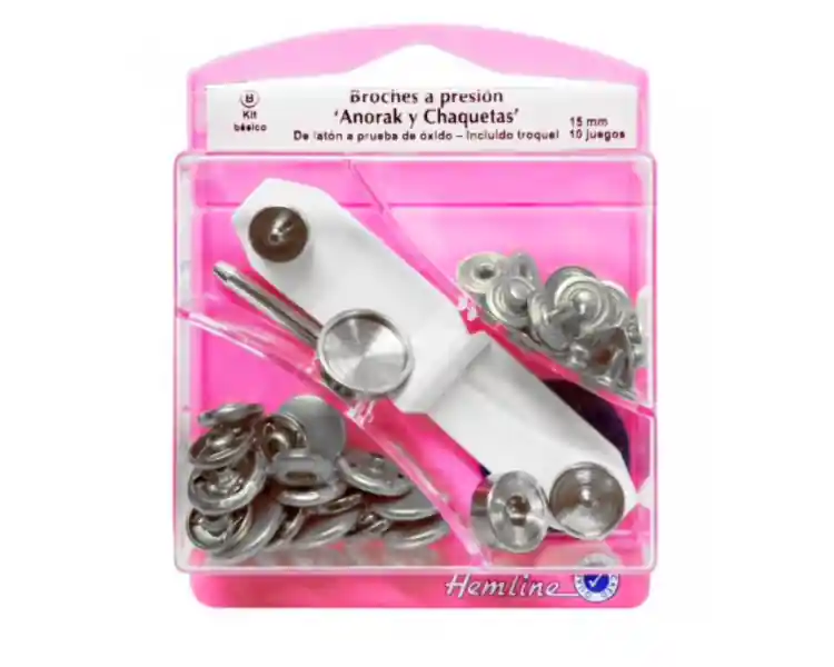 Exclusivo Broche Presión H407 - Blister 12 juegos