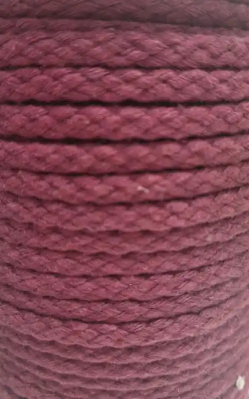 CORDON ALGODON GRANATE Directo De Fábrica