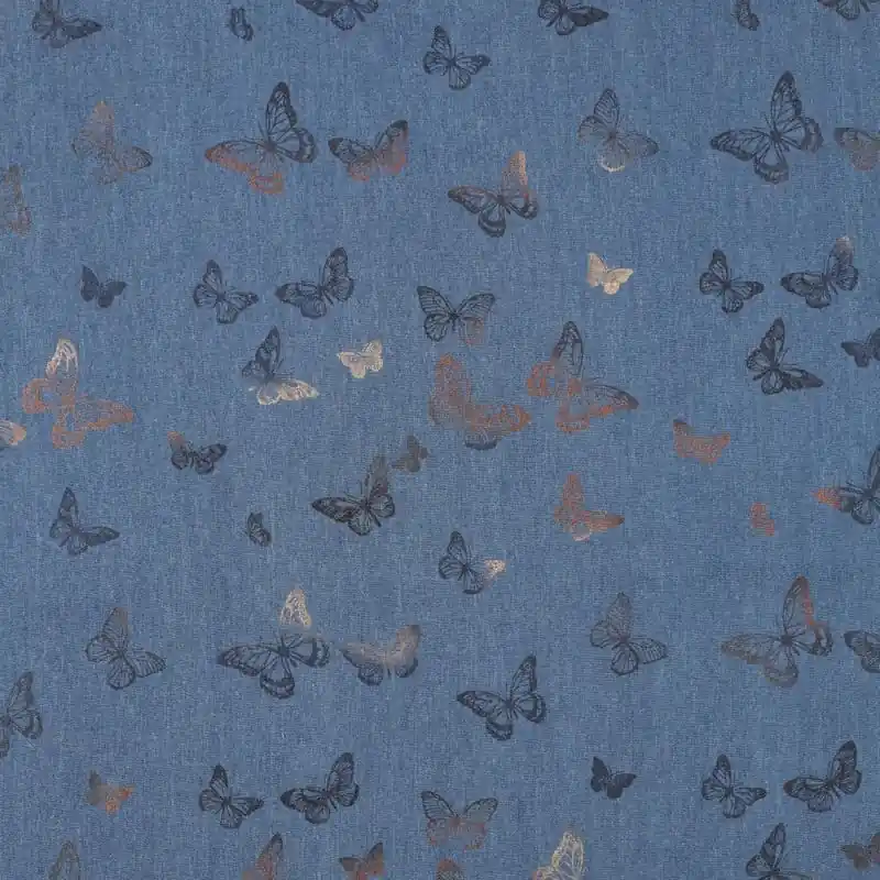 De Moda VAQUERO FINO CON MARIPOSAS IRIDISCENTES