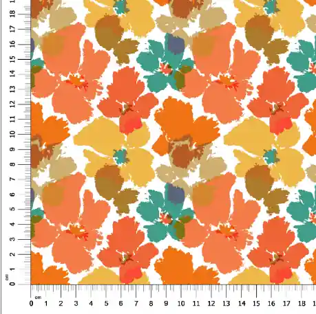 Tendencia FLORES MULTICOLOR NARANJAS