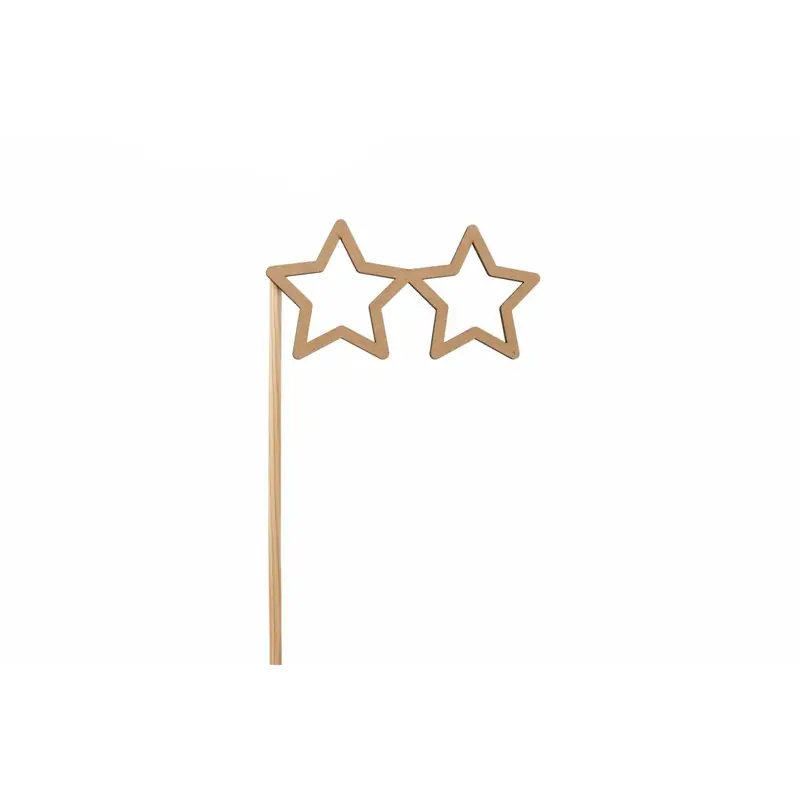 Set de 6 gafas estrella 17X9X0.3cm Precio De Oferta