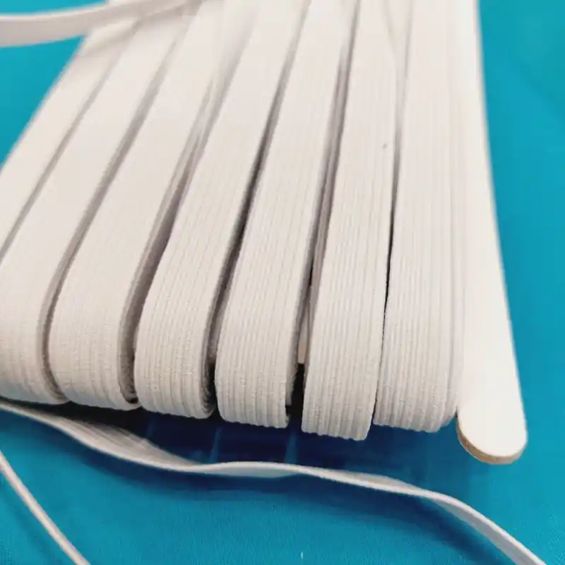 GOMA PLANA 10MM (TRENCILLA ELASTICA) BLANCA Rebajas