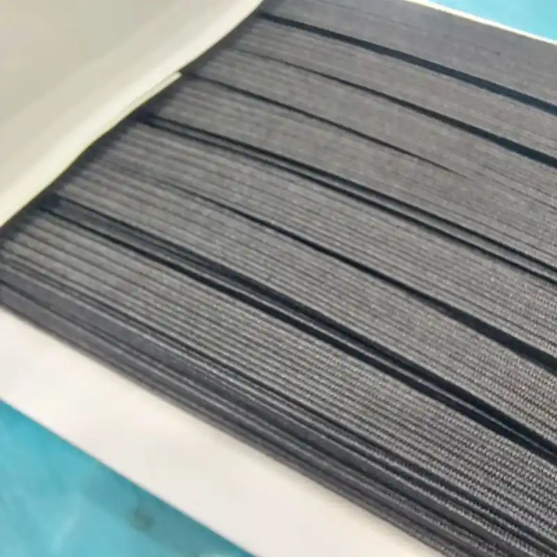 Alta Calidad GOMA PLANA 10MM (TRENCILLA ELASTICA) NEGRA