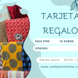TARJETA REGALO 10 EUROS Últimas Unidades