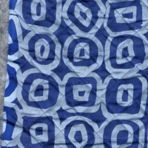 ACOLCHADO GEOMETRICO VUELTA MARINO Barato