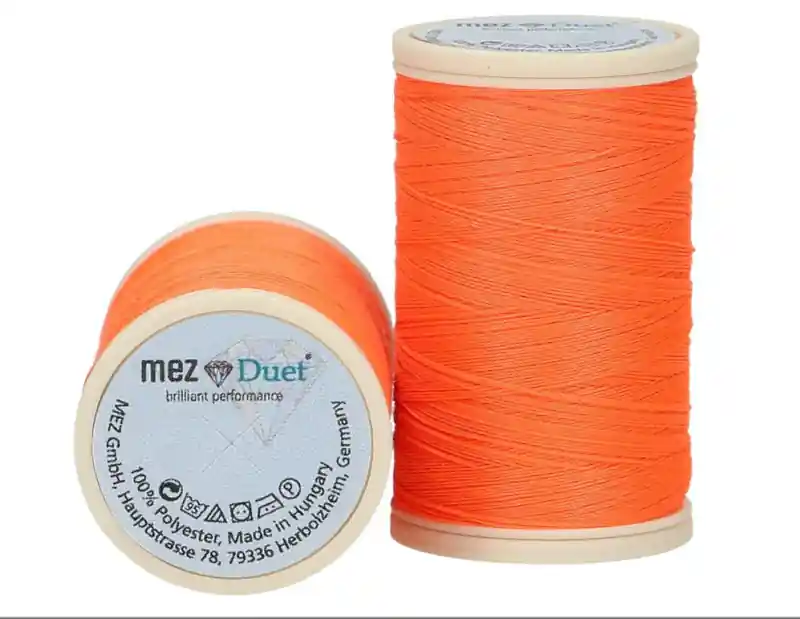 Máxima Calidad HILO NARANJA FLUOR MEZ DUET 3742